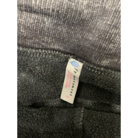 Free People Movement Pants Women's Small Gray semi Flair Leg - Picture 5 of 10